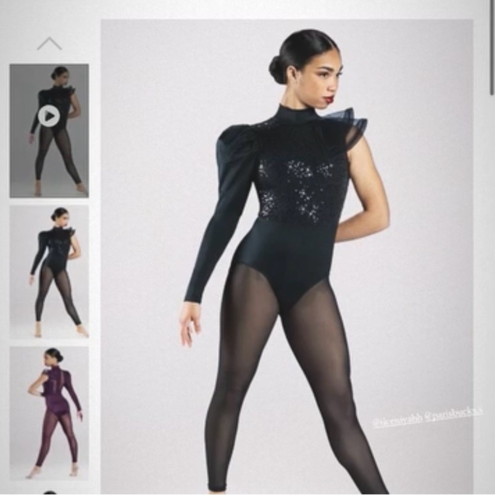 Chic Black One-Shoulder Bodysuit